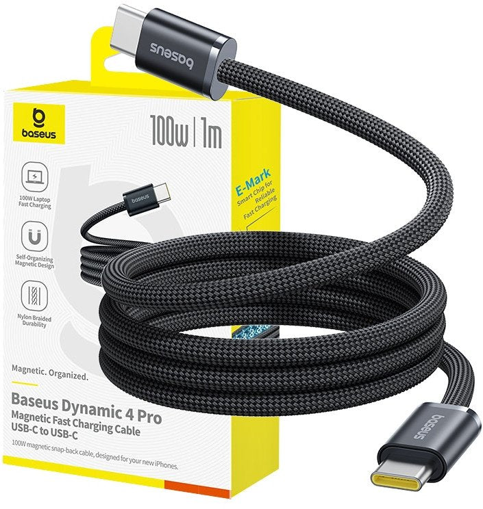 Baseus Magnetic 100W Cable Dynamic 4 Pro Type-c to Type-c Cable in Pakistan – AvaNext.pk