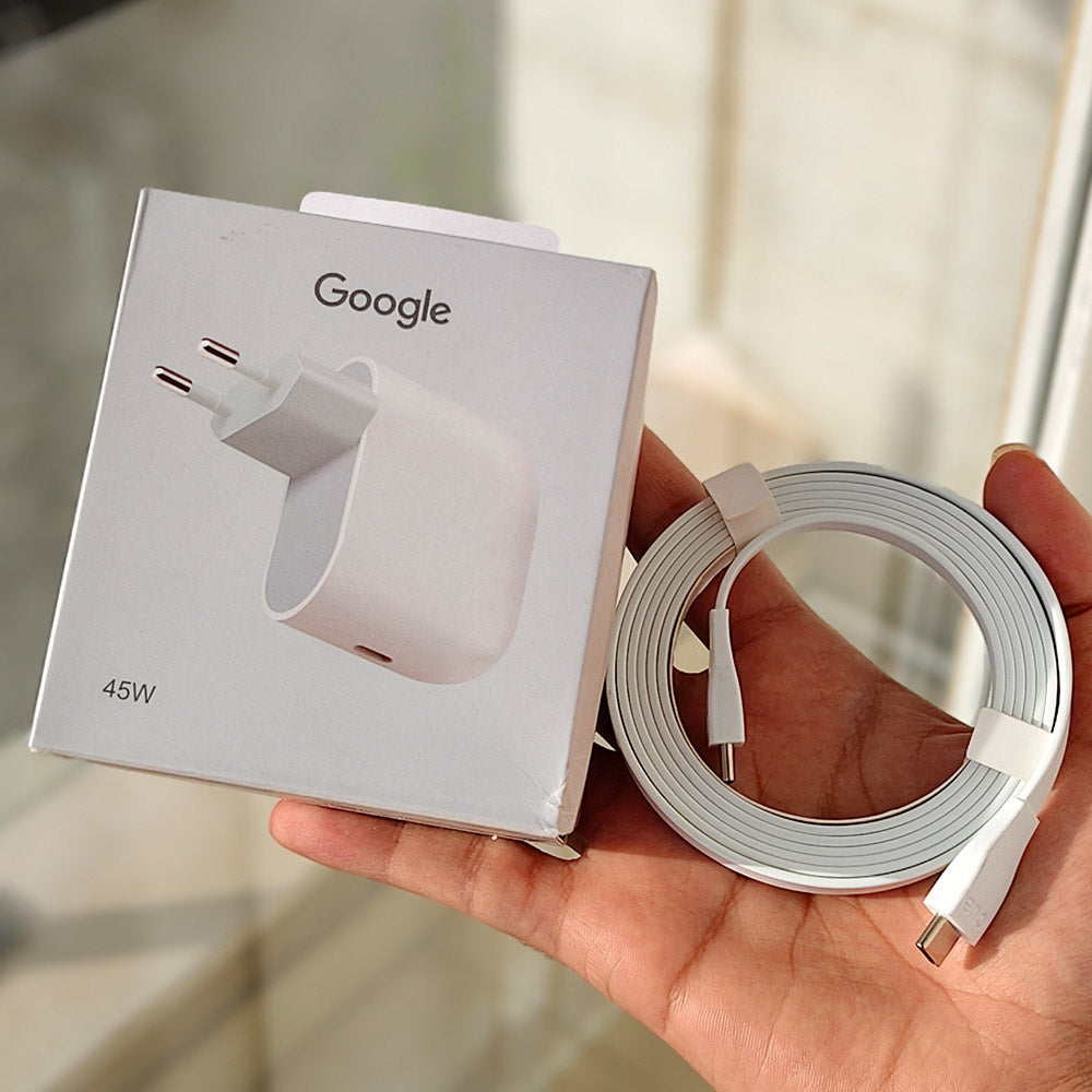 Best charger for Google Pixel 10 and 10 Pro Pakistan — Google 45W USB-C charger AvaNext