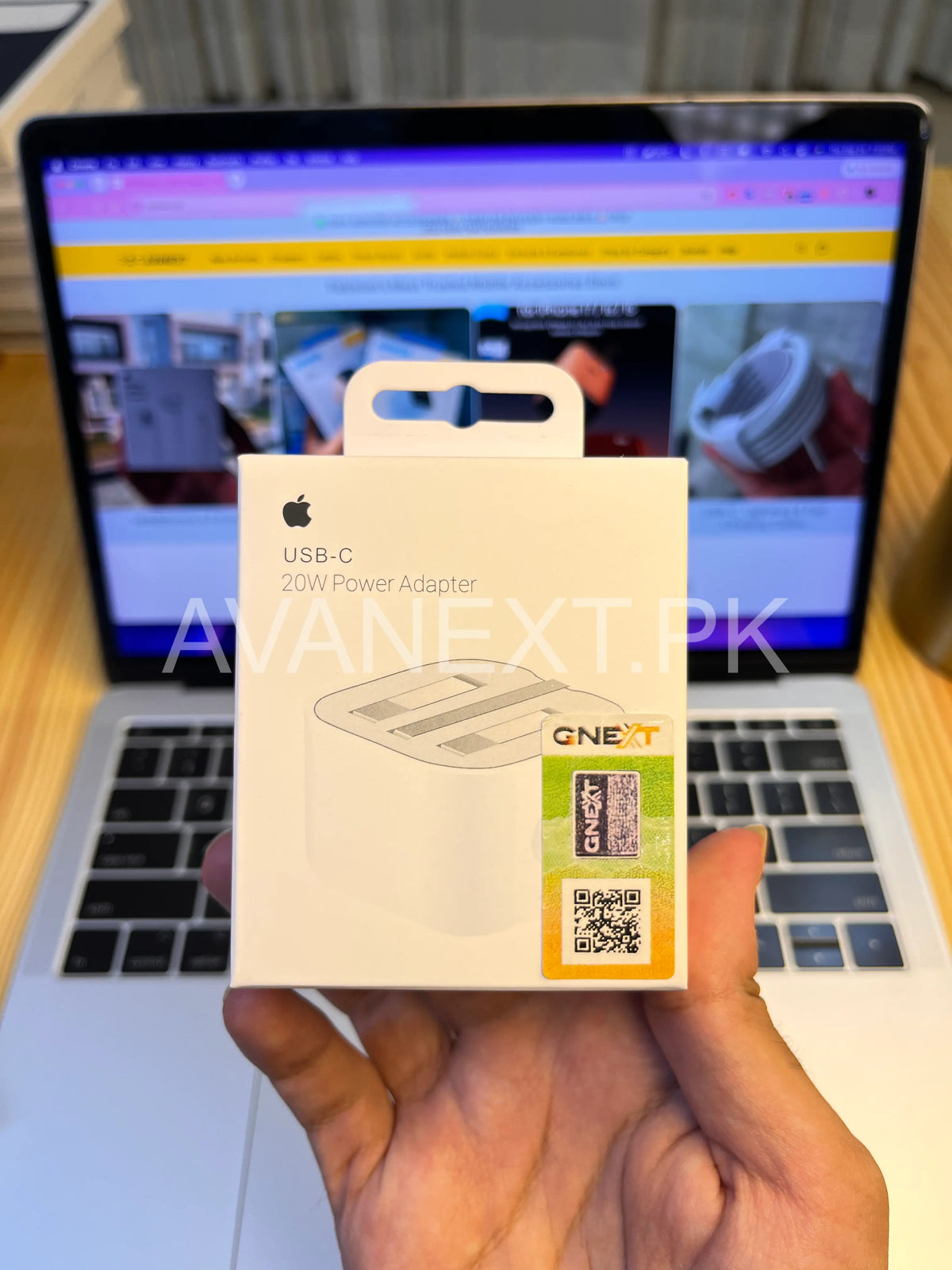 Original Apple 20W USB-C fast charger for iPhone at AvaNext Pakistan