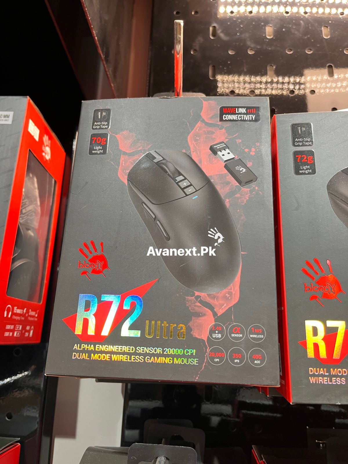 Bloody R72 Ultra Dual-Mode Wireless Gaming Mouse – 20,000 CPI