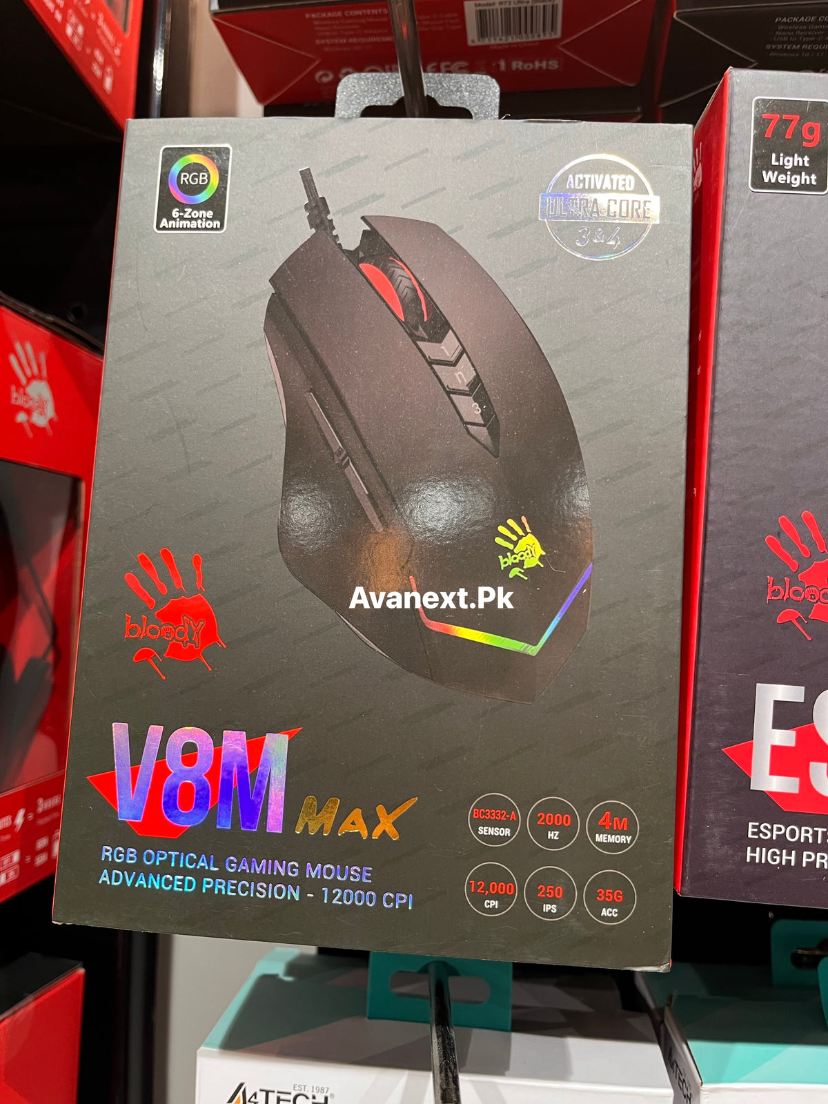 Bloody V8M Max RGB Optical Gaming Mouse