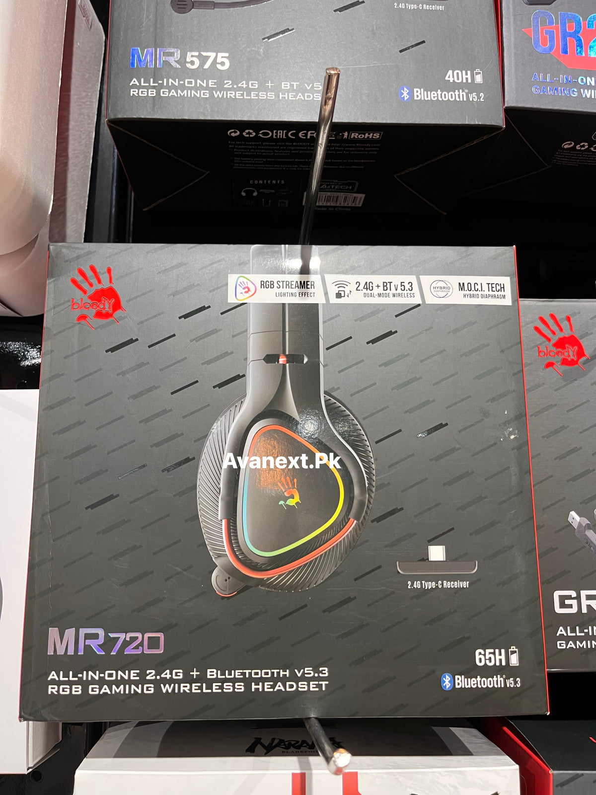 Bloody MR720 RGB Gaming Wireless Headset