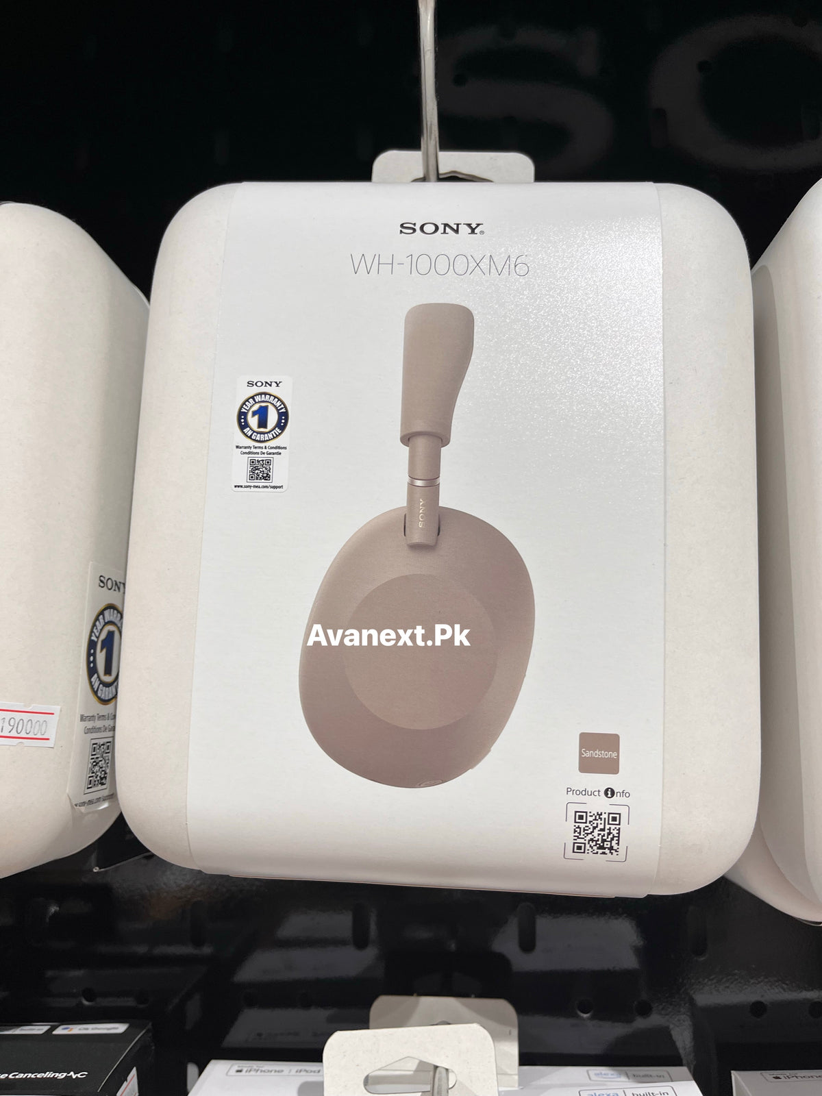 Sony WH-1000XM6 Wireless Noise Cancelling Headphones – Sandstone