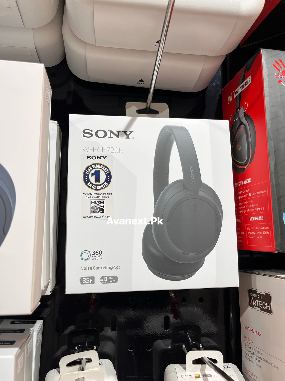 Sony WH-CH720N Wireless Noise-Canceling Headphones – Gray