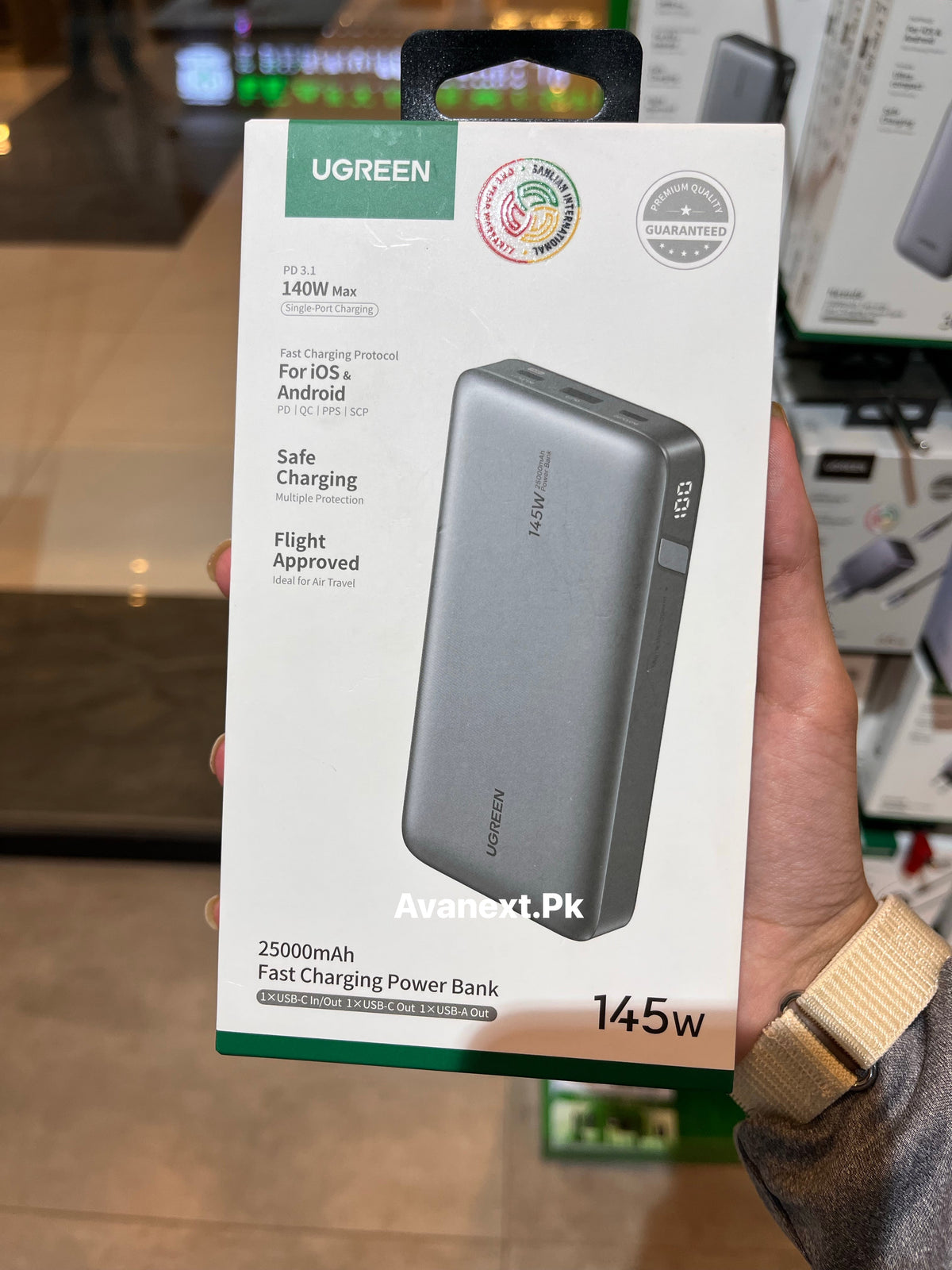 UGREEN 25,000mAh 145W USB-C Fast-Charging Power Bank