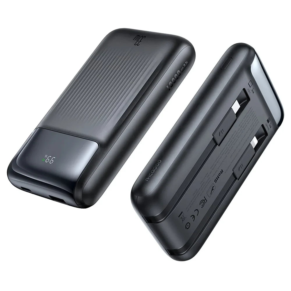Mcdodo 33W 10,000mAh Power Bank With Built-in Cables