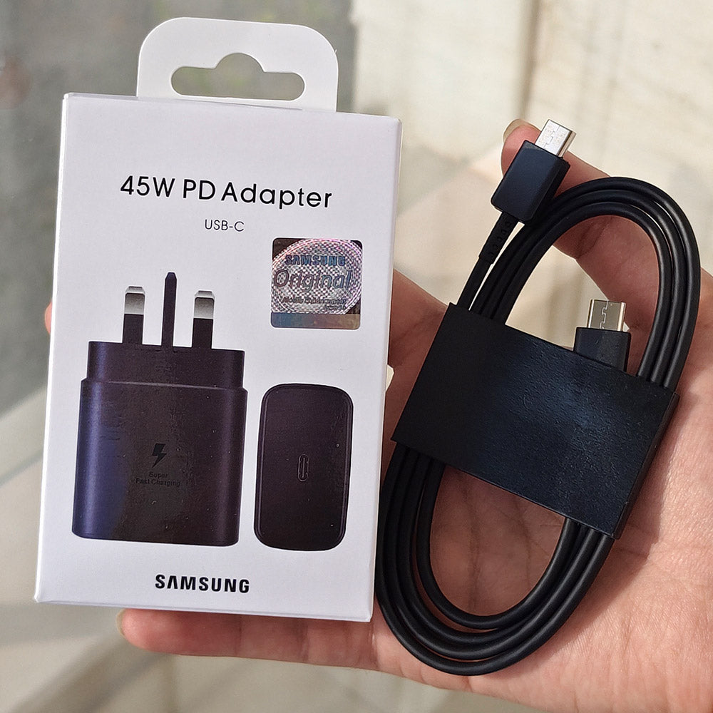 Samsung 45W charger for Galaxy S24 Ultra S25 Ultra