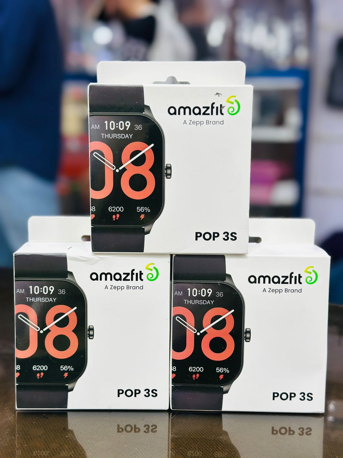Amazfit POP 3S original smartwatch box – Zepp Brand Pakistan