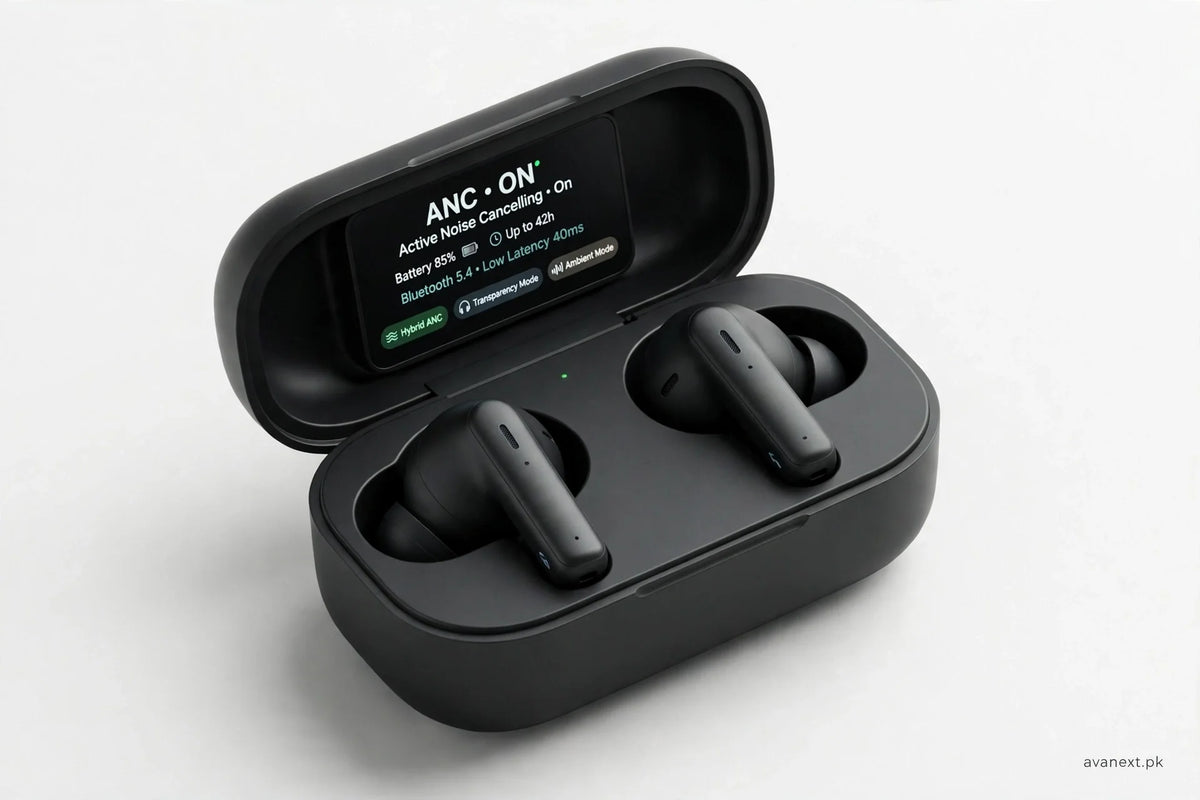 Best ANC Earbuds in Pakistan 2026 — Original Active Noise Cancelling with COD — AvaNext Pakistan