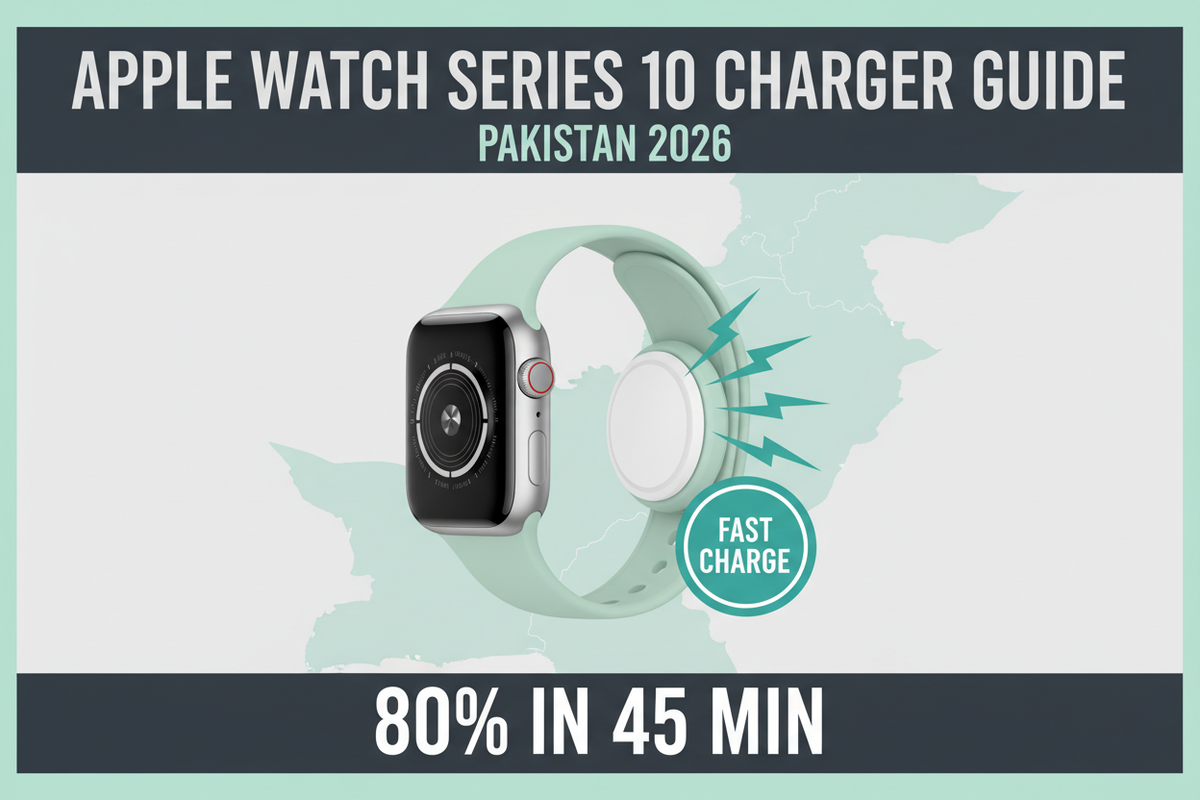 Apple Watch charger guide image for Apple Watch Series 10 Charger in Pakistan 2026 in Pakistan