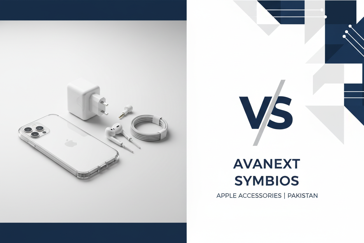AvaNext vs Symbios: Apple Accessories in Pakistan