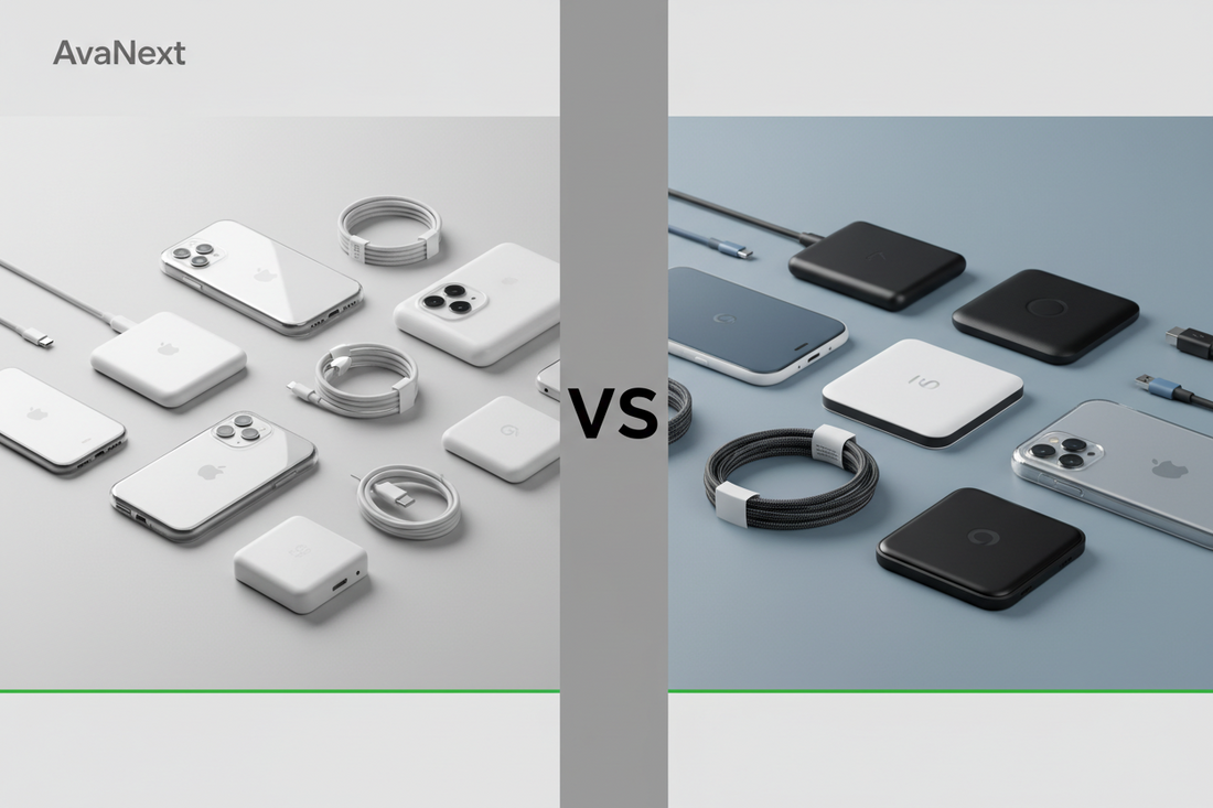 AvaNext and XcessoriesHub mobile accessories comparison in Pakistan