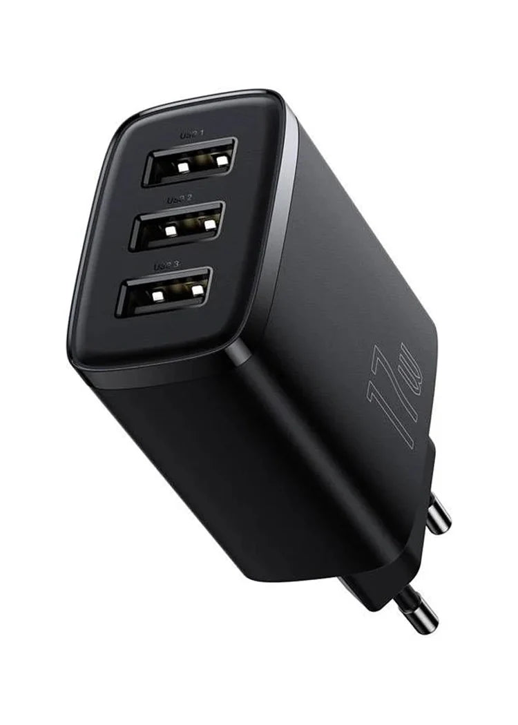Baseus 17W 3 USB PORT CHARGER in Pakistan – AvaNext.pk