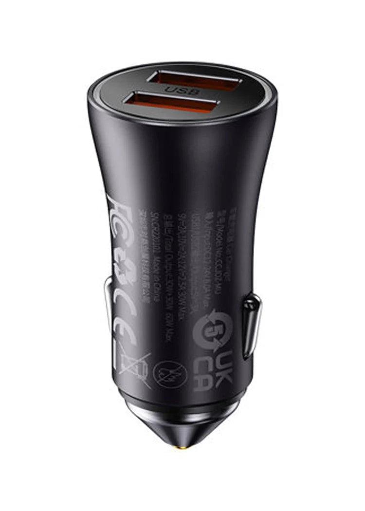 Baseus 40W Car Charger (1C+1U) in Pakistan – AvaNext.pk