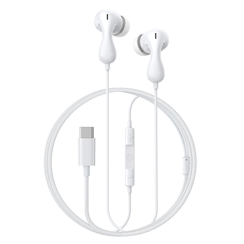 Baseus Encok CZ20 USB-C Wired Earphones – Moon White in Pakistan – AvaNext.pk