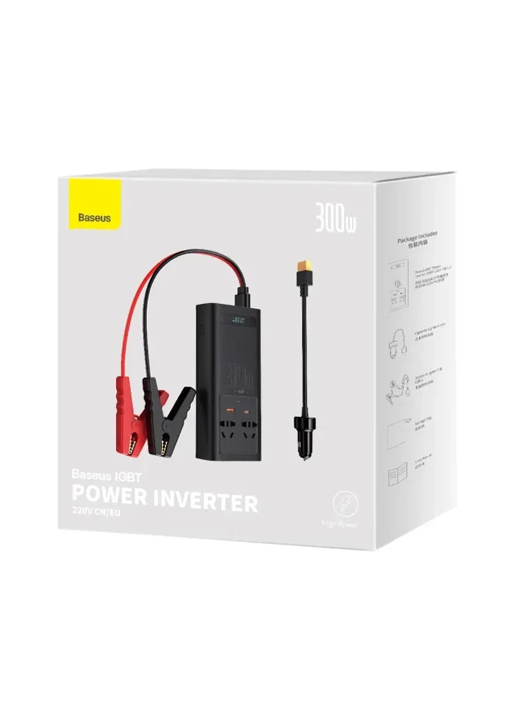 Baseus IGBT Power Inverter 300W (220V) CGNB010001 in Pakistan – AvaNext.pk