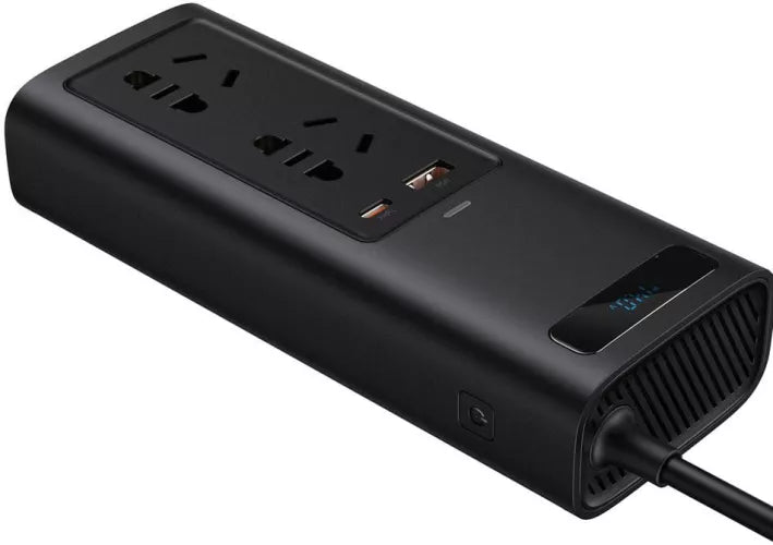 Baseus In-car Inverter 150W 220V CN EU Ports in Pakistan – AvaNext.pk