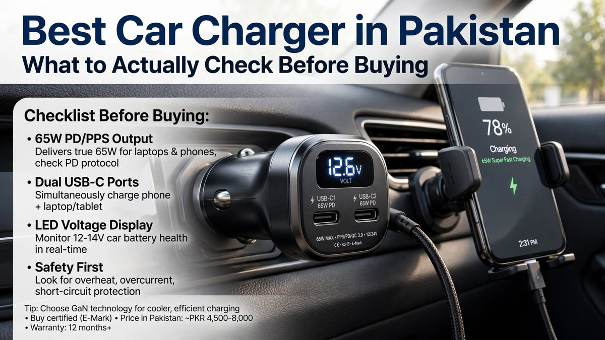 How to Charge 3 Devices at Once in Your Car in Pakistan — AvaNext Pakistan