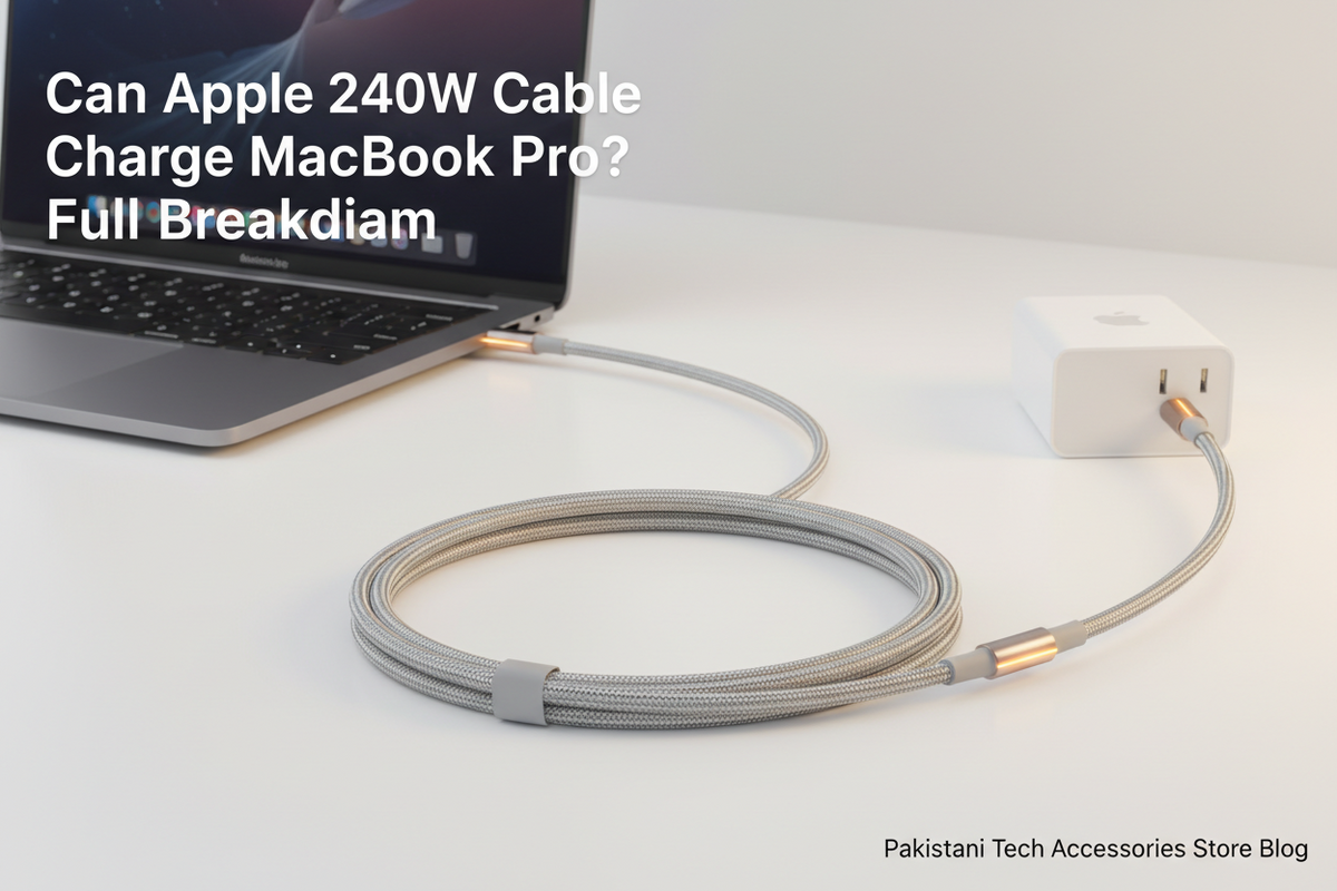 Apple 240W USB-C cable charging guide for MacBook Pro