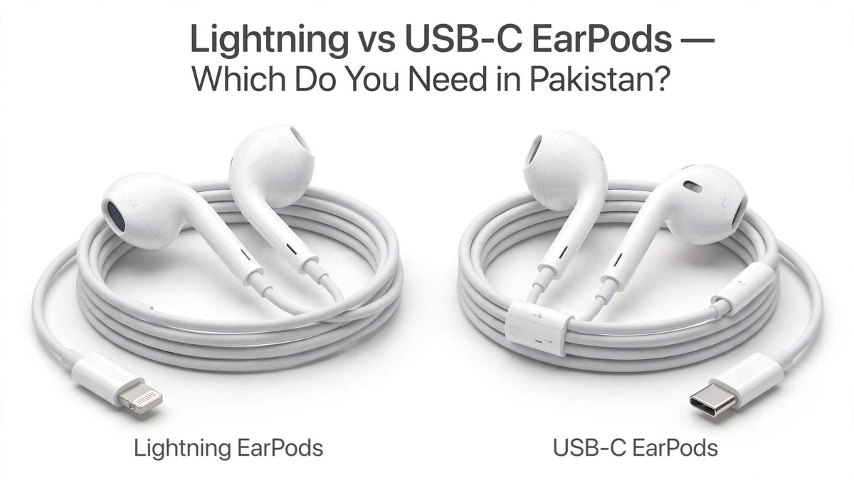 Lightning vs USB-C EarPods — Which Do You Need in Pakistan? — AvaNext Pakistan