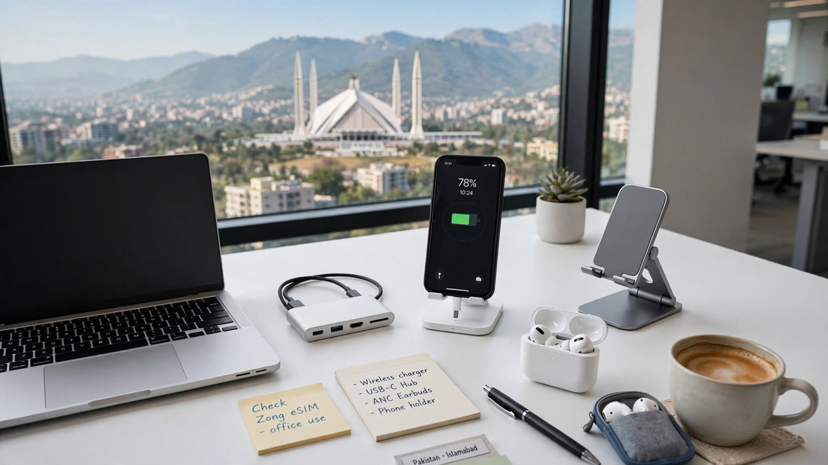 Best Mobile Accessories for Office Workers in Pakistan 2026 — AvaNext Pakistan