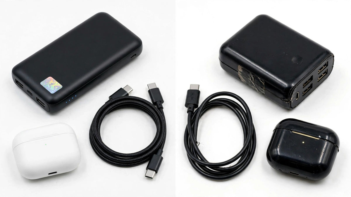 Original versus fake Anker products in Pakistan 2026, AvaNext