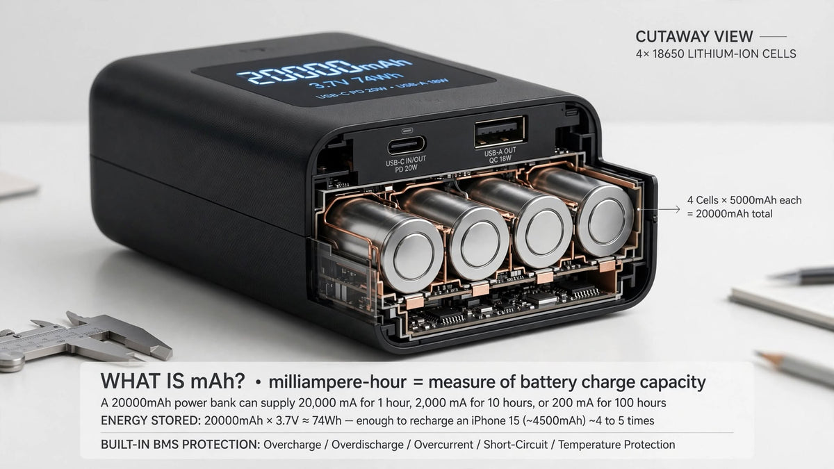 What is mAh? — Power Bank & Battery Capacity Explained — AvaNext Pakistan