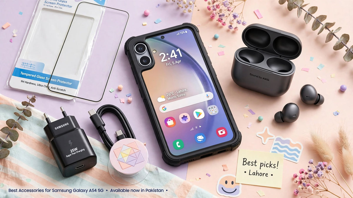 Best Accessories for Samsung Galaxy A54 in Pakistan 2026 — AvaNext Pakistan