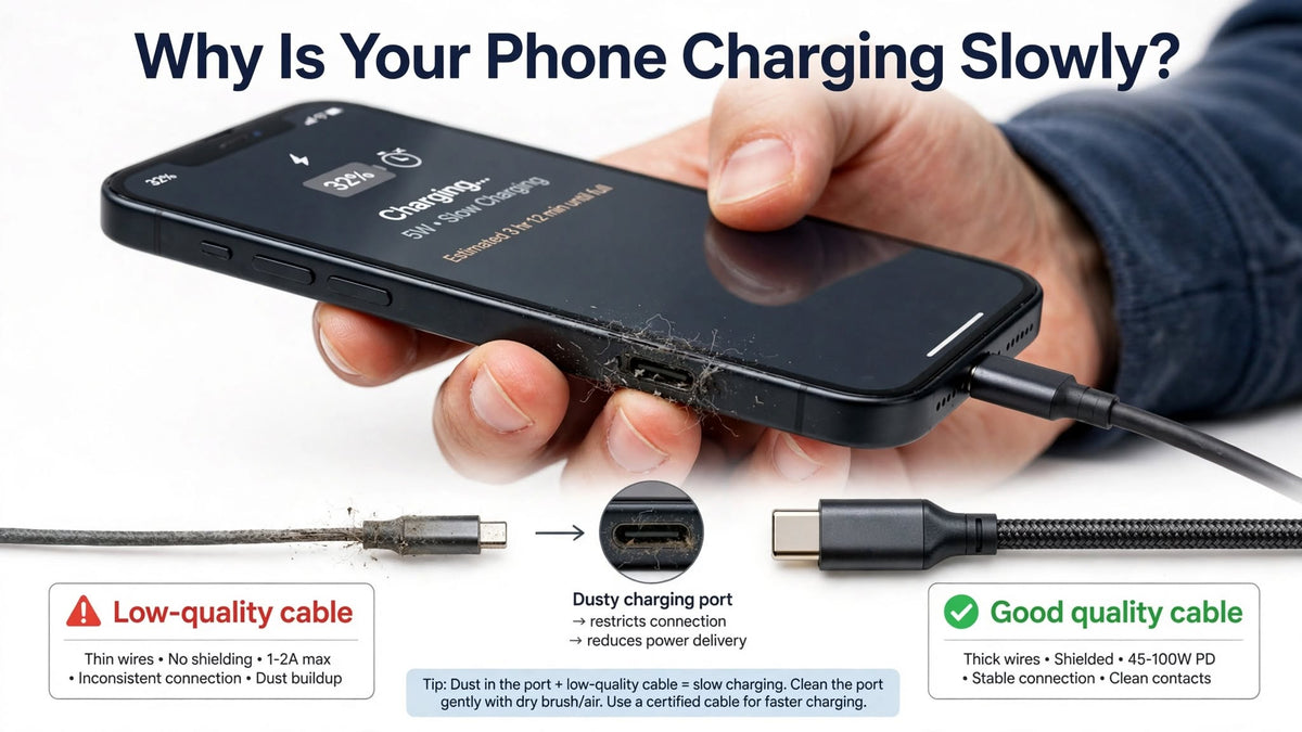Why is My Phone Charging Slowly? — Fix Guide for Pakistan — AvaNext Pakistan