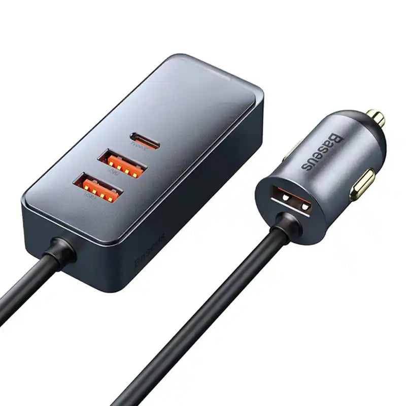 Baseus Share Together car charger 3x USB / 1x USB-C 120W PPS PD Quick Charge in Pakistan – AvaNext.pk