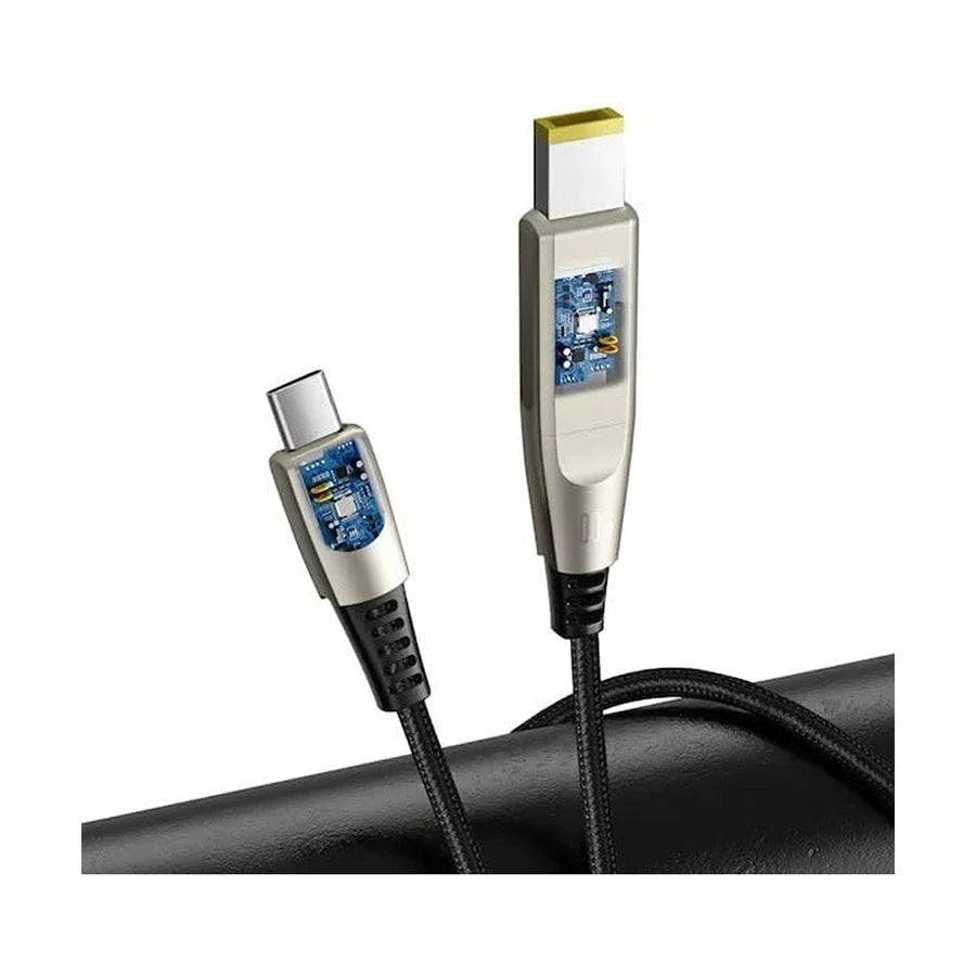 BASEUS CABLE FLASH SERIES TYPE-C TO TYPE-C + DC SQUARE HEAD 100W in Pakistan – AvaNext.pk