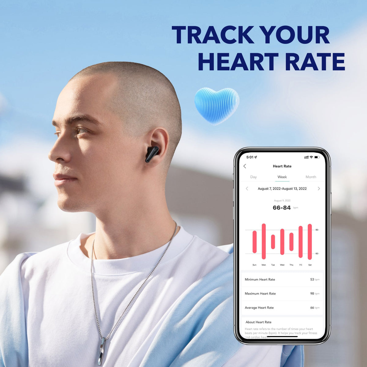 Anker Soundcore Liberty 4 Wireless Earbuds with Adaptive Noise Cancelling 28 Hours Playtime & Spatial Audio - view 5