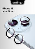 Glassology Camera Lens Screen Protector for iPhone 15 /15 Plus 9H Hardness Transparent HD Protective Tempered Glass Protector Film Does Not Affect Night Shots for iPhone 15