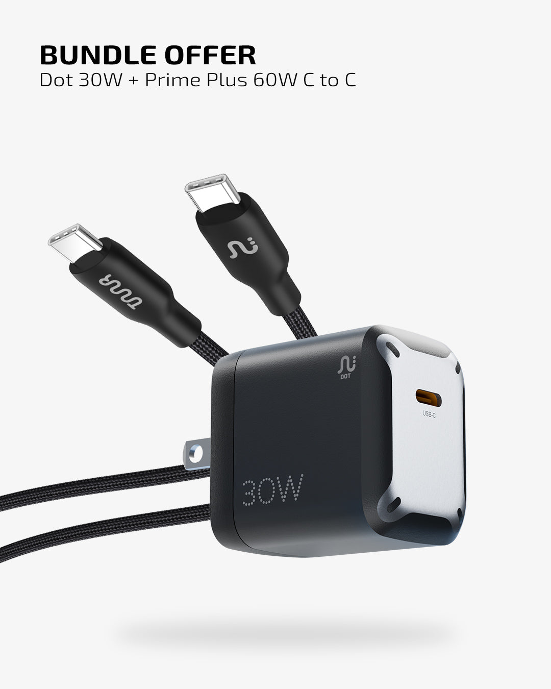 TAAR Dot 30W + Prime Plus 60W USB-C to USB-C product image