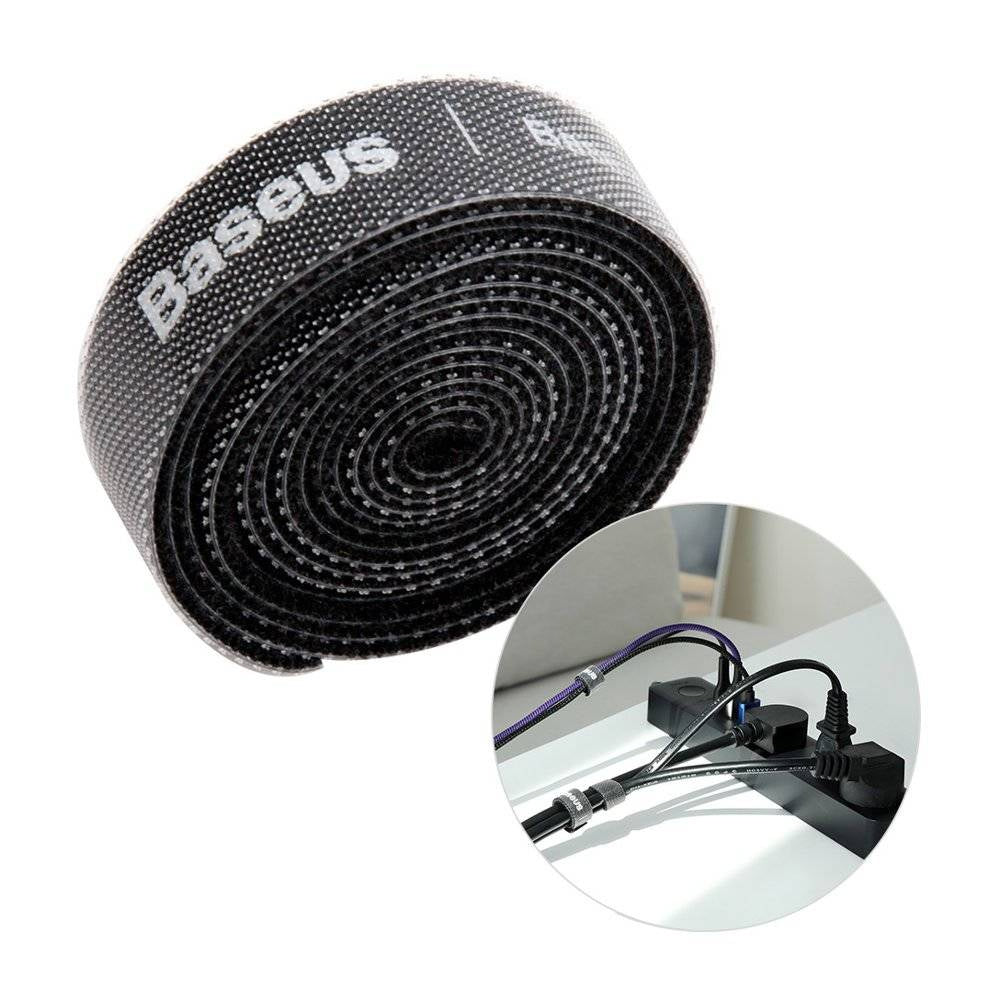 Rainbow Circle Velcro Straps to organizing cables – Baseus product image