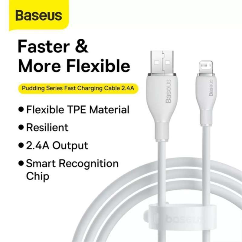 Baseus Pudding Series USB-to-Lightning 2.4A – product view