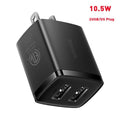 Baseus Compact charger 2x USB 10.5W US Plug – Baseus product image