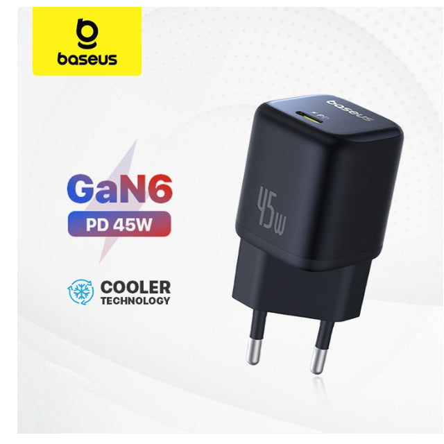 Baseus GaN6 Fast Charger 1C 45W Chinese Standard – Baseus product image