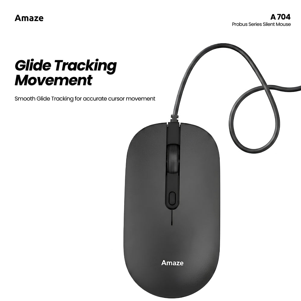 Amaze A704 Probus Series Silent Touch Wired Mouse in Pakistan - image 2
