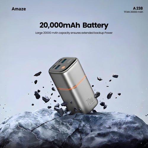 Amaze Titan 20000mAh Power Bank 70W Fast Charging - A238 in Pakistan - image 2