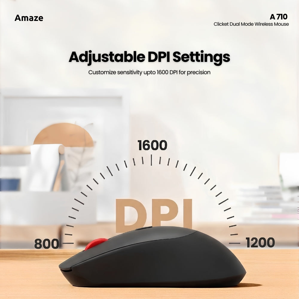 Amaze A710 Clicket Dual Wireless Mouse in Pakistan - image 3