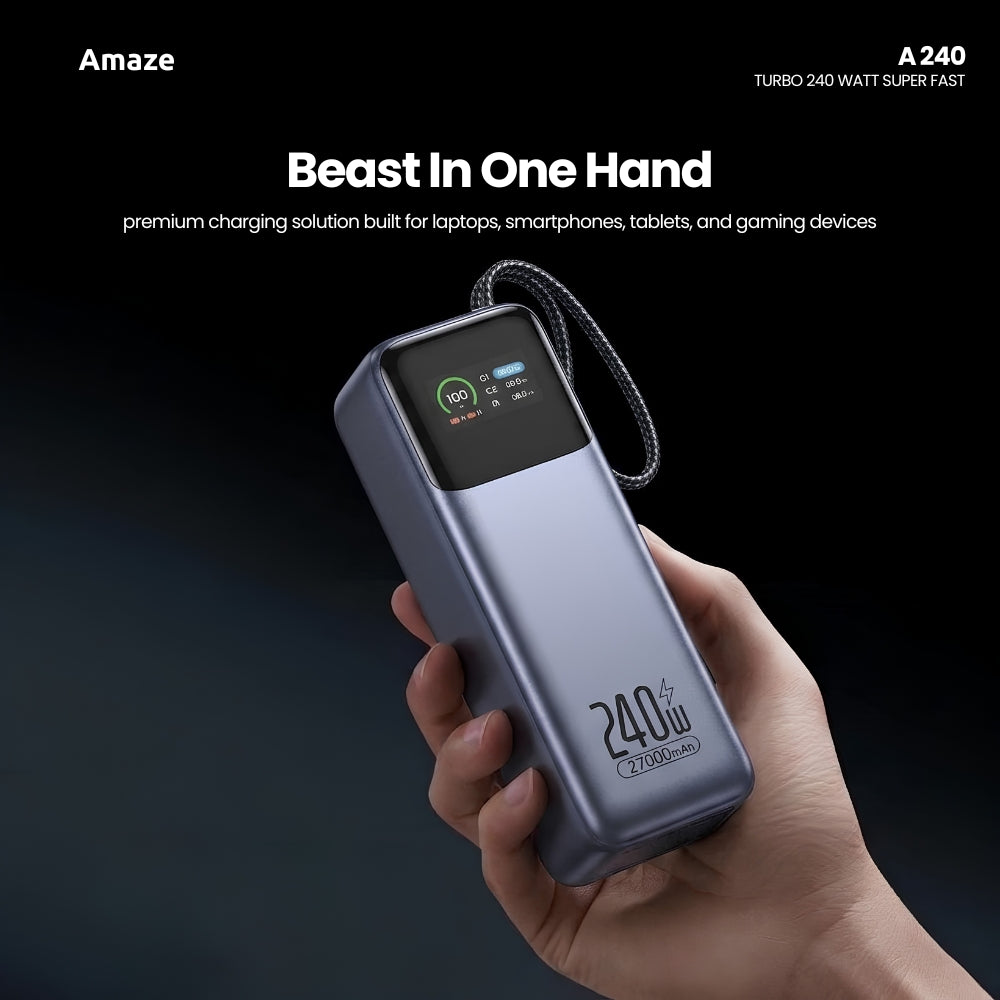 Amaze A240 240W 27000mAh Fast-Charging Power Bank in Pakistan - image 2