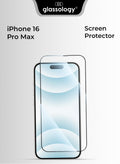 Glassology iPhone 16 Pro Max 9H Tempered Glass Screen Protector Ultra Clear, Scratch Resistant, Anti-Fingerprint, Case-Friendly for iPhone 16 Pro Max