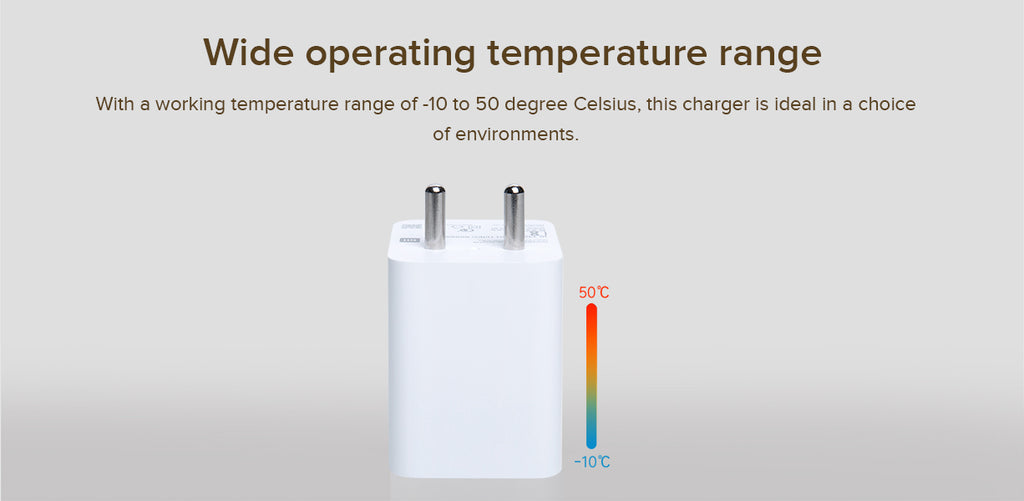 Xiaomi 27W SonicCharge fast charger — back view Pakistan