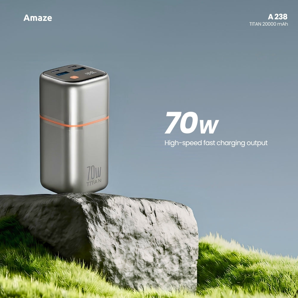 Amaze Titan 20000mAh Power Bank 70W Fast Charging - A238 in Pakistan - image 3