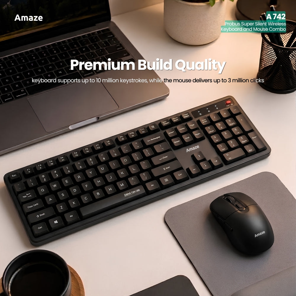 Amaze Probus Super Silent Wireless Keyboard & Mouse Combo - A742 in Pakistan - image 3