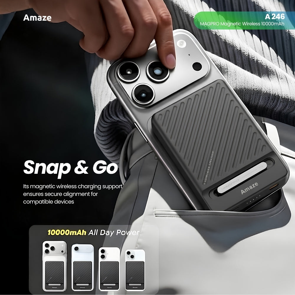 Amaze MAGPRO Magnetic Wireless 10000mAh - A246 in Pakistan - image 6