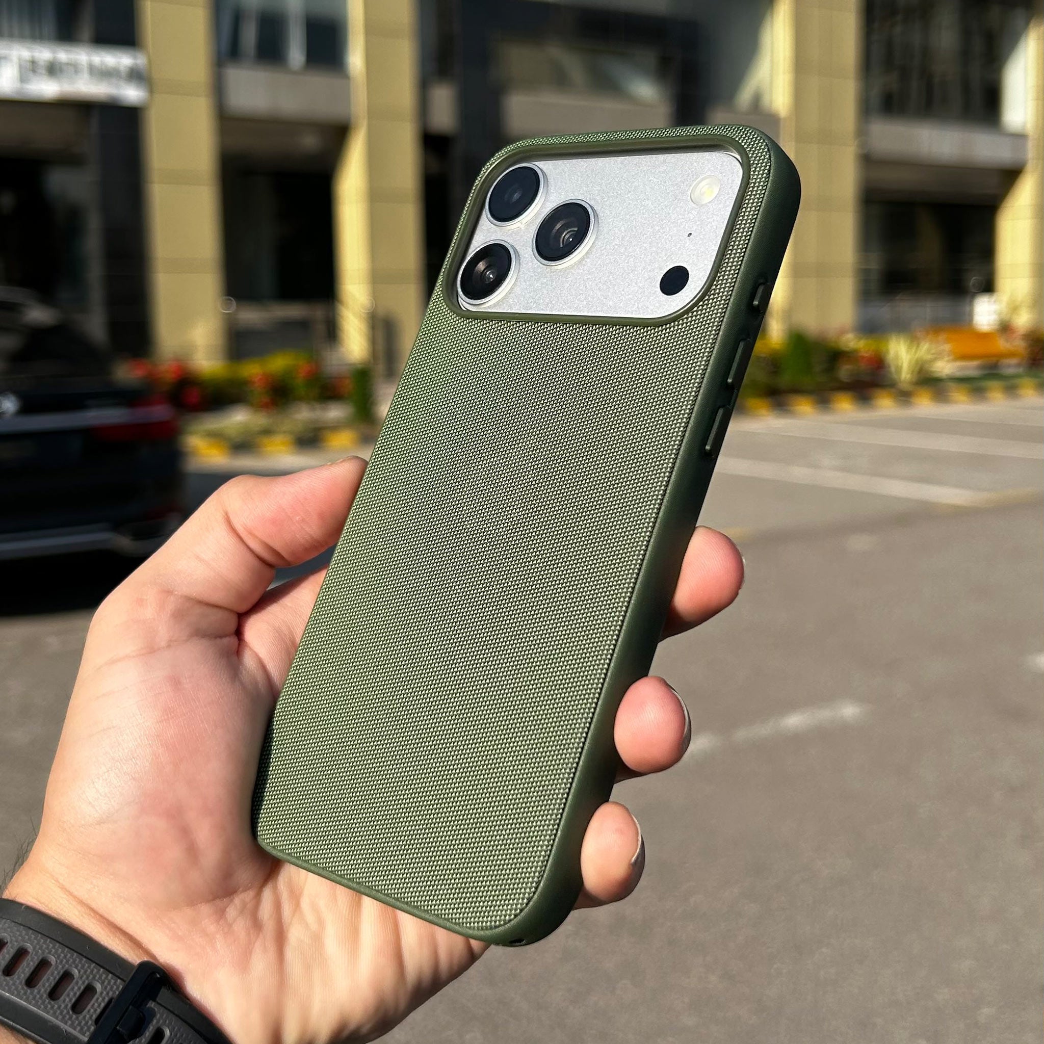 Apple TechWoven Case with Camera Control | Green
