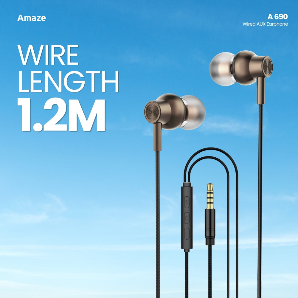 Amaze A690 Ultra Bass Wired Aux Handsfree in Pakistan - image 3