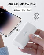 Anker Nano Power Bank 5000mAh with Built-In Lightning Connector 12W - A1645 - view 2